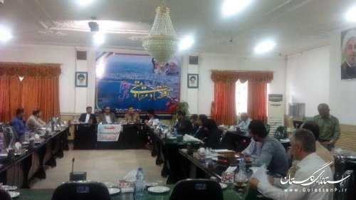 جلسه کارگروه پسماند شهرستان علی آباد کتول برگزارشد