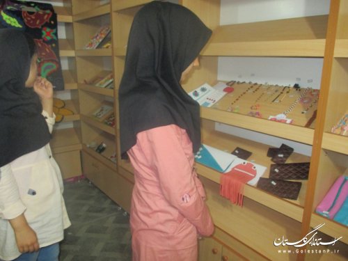 برگزاری نمایشگاه "مهارت در فراغت" اعضاي مراكز كانون پرورش فكري گلستان