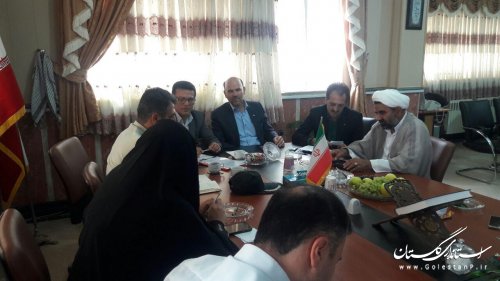 جلسه ستاد حاشیه نشینی و سکونتگاه های غیررسمی شهرستان ترکمن برگزار شد