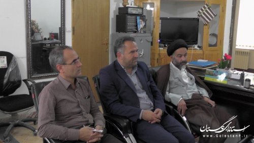 نشست مدیرعامل شرکت آب منطقه ای گلستان با فرماندار مراوه تپه