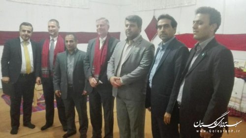 بازدید سفیر اتریش و رایزن اقتصادی سفارتخانه از مرکز تخصصی ابریشم رامیان