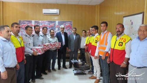 گرامیداشت روز آتش نشانی و خدمات ایمنی و تجلیل از نیروهای آتش نشان
