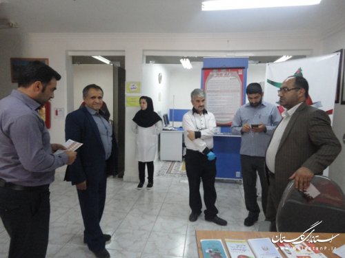 اهدای خون توسط کارکنان فرمانداری علی آباد کتول