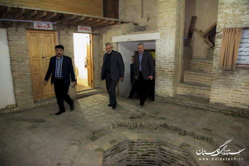بازدید رییس بنیاد مستضعفان انقلاب اسلامی از بافت تاریخی گرگان