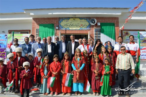 صدمین مدرسه خیّر ساز در گنبد کاووس به بهره برداری رسید