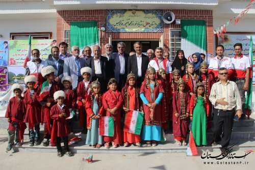 نخستین مدرسه هلال کشور در گلستان افتتاح شد