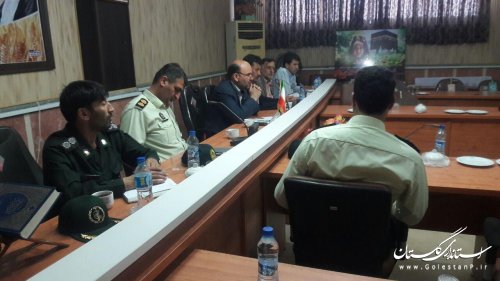 جلسه شورای هماهنگی مبارزه مواد مخدر شهرستان ترکمن برگزار شد