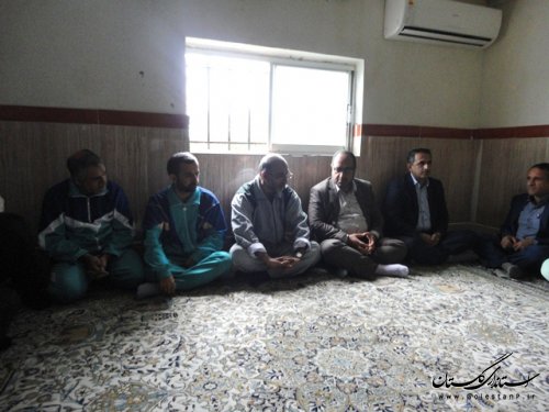 دیدار فرمانده و پرسنل نیروی انتظامی با فرماندار علی آبادکتول