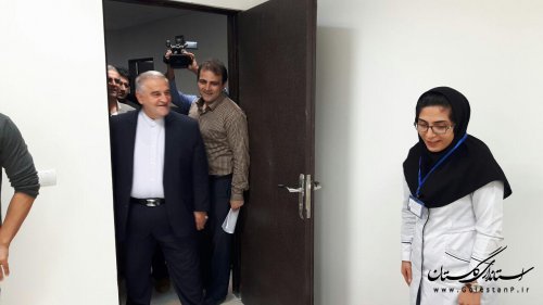 بازدید استاندار گلستان از بیمارستان تخصصی قلب شهرستان کردکوی