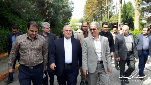بازدید استاندار گلستان از بیمارستان تخصصی قلب شهرستان کردکوی