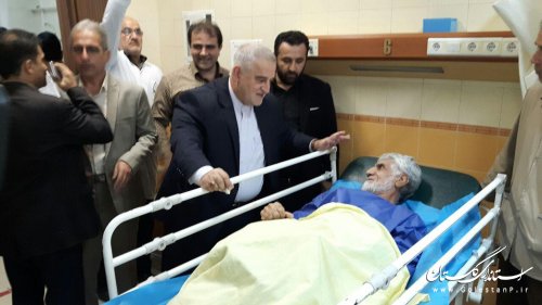 بازدید استاندار گلستان از بیمارستان تخصصی قلب شهرستان کردکوی