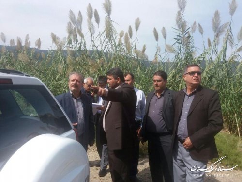 بازدید فرماندار و مدیر کل منابع طبیعی و آبخیزداری استان از جاده سلامت رامیان