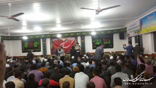 حسینیه سیدالشهدای کاظم خوجه کلاله با حضور نماینده ولی فقیه افتتاح شد