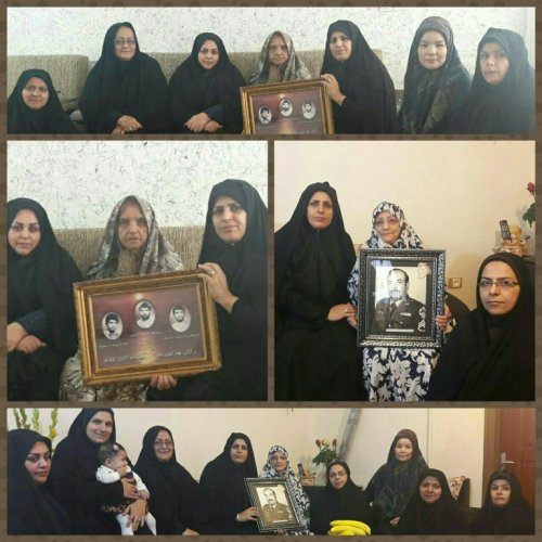 دیدار مدیر کل بانوان گلستان با خانواده های معظم شهدا در گرگان