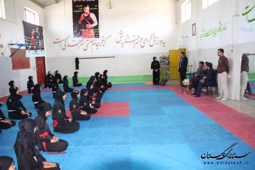 فرماندار کلاله از بانوان نینجا کار شهرستان تجلیل کرد