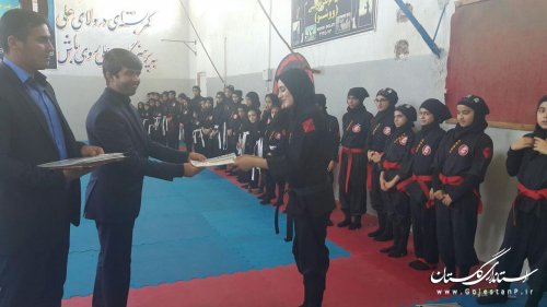 فرماندار کلاله از بانوان نینجا کار شهرستان تجلیل کرد