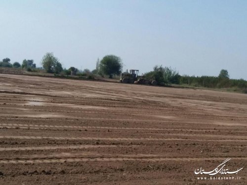 بازدید فرماندار رامیان از پروژه روستا شهر بنیاد مسکن در روستای توران فارس
