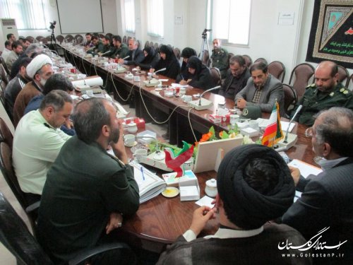 جلسه ستاد اجرایی اجلاسیه 4 هزار شهید گلستان در بندرگز برگزار شد