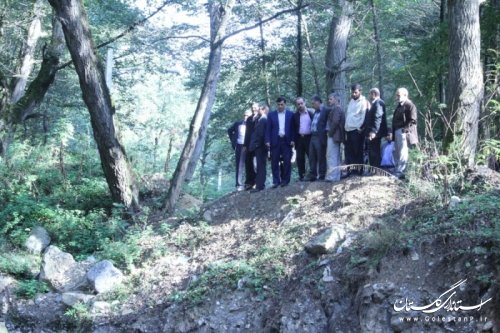 بازدید مدیرکل دفترفنی استانداری از رودخانه زیارت