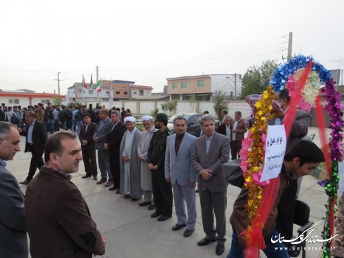 مراسم بدرقه کاروان راهیان نور دانش آموزی شهرستان آق قلا