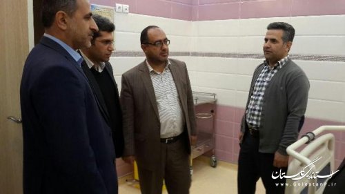 بازدید فرماندارعلی آباد کتول ازبیمارستان بقيه الله الاعظم علی آباد کتول