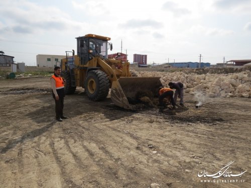 مانور پدافند غیرعامل در شهرک صنعتی آق قلا برگزار شد
