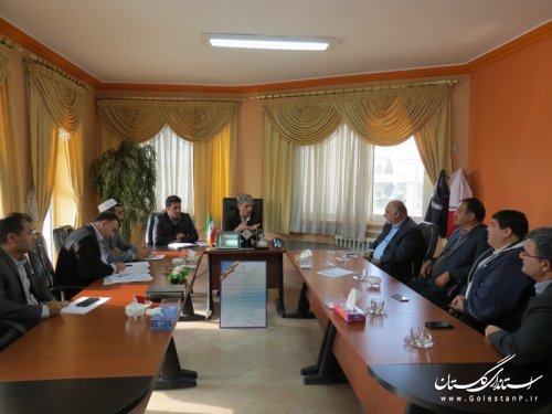 جلسه کارگروه تسهیل و رفع موانع تولید در خصوص شرکت تعاونی مبل عطا آباد