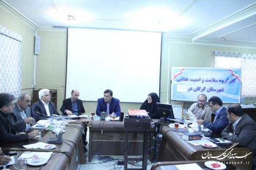 تأمین سلامت و امنیت غذایی از دغدغه های شورای سلامت شهرستان است