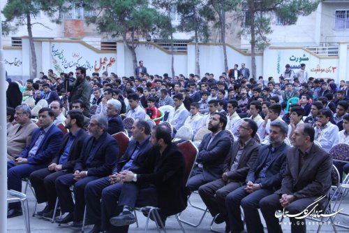آیین افتتاح دبیرستان 36کلاسه شهید مصطفی خمینی در شهرگرگان برگزار شد
