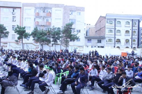 آیین افتتاح دبیرستان 36کلاسه شهید مصطفی خمینی در شهرگرگان برگزار شد