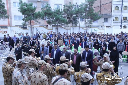 آیین افتتاح دبیرستان 36کلاسه شهید مصطفی خمینی در شهرگرگان برگزار شد
