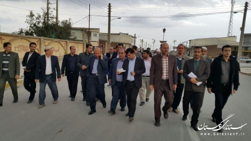 بازدید معاون عمران روستایی بنیاد مسکن از روستای چپاقلی شهرستان ترکمن