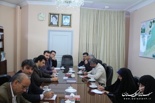دیدارمدیر کل اجتماعی و فرهنگی استانداری گلستان با فرماندار گرگان