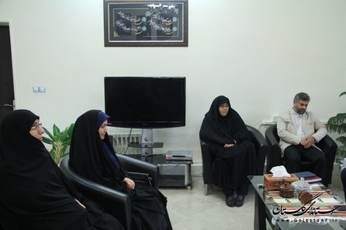 دیدارمدیر کل اجتماعی و فرهنگی استانداری گلستان با فرماندار گرگان