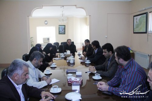 دیدارمدیر کل اجتماعی و فرهنگی استانداری گلستان با فرماندار گرگان