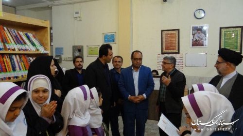 فرماندار از کتابخانه شهرستان علی آباد کتول بازدید کرد