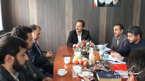 جلسه بررسی مشکلات روستاهای شهرستان ترکمن برگزار شد