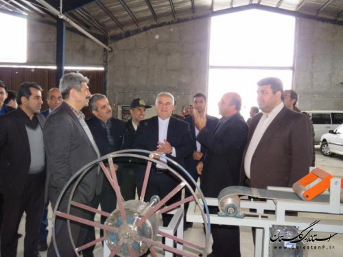 بازدید استاندار گلستان از شهرک صنعتی رامیان
