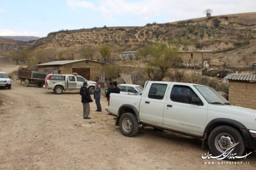 بازدید فرماندار کلاله، نماینده شهرستان و مدیرکل بحران استان از نقاط حادثه خیز 