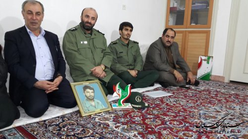 دیدار فرماندار گرگان از خانواده های معظم سرداران شهید عسگری و امام دوست