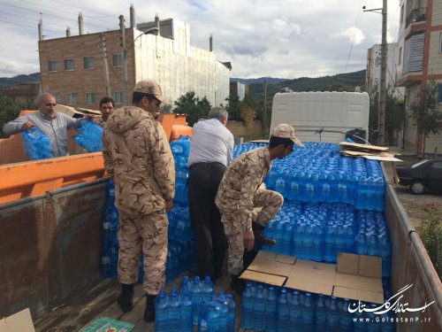 دیدار فرماندار مینودشت با عوامل پخت نان در کربلا