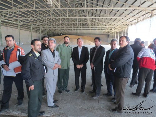 بازدید فرماندار آق قلا  از مکان برگزاری کنگره شهدای اهل سنت استان