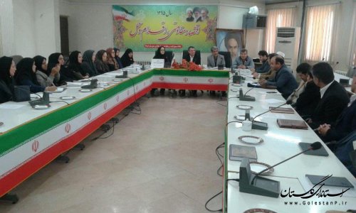 چهارمین جلسه کارگروه بانوان و خانواده و کمیته بانوان کنگره بزرگداشت شهدای اهل سنت شهرستان آق قلا