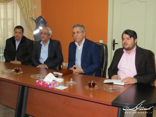 دیدار برخی از فعالین سیاسی و اجتماعی شهرستان آق قلا با نماینده عالی دولت