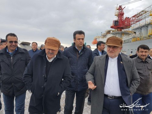 بازدید هیئت گلستانی اعزامی به منگستائو قزاقستان از منطقه ویژه اقتصادی آکتائو