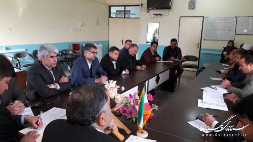 جلسه شورای آموزش و پرورش شهرستان گمیشان برگزار شد