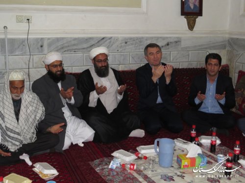 شرکت فرماندار شهرستان آق قلا در مراسم هفته وحدت روستای پیرواش سفلی