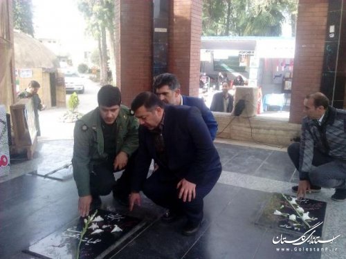 بازدید معاون فرماندار علی ابادکتول از نمایشگاه اسوه های صبر و ایثار 