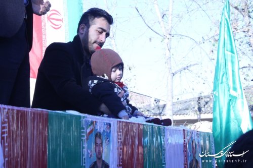 مراسم تشییع پیکرمطهر شهید امنیت در گرگان برگزار شد