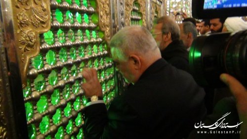 رییس مجلس شورای اسلامی به مقام شامخ شهیدان گلستان ادای احترام کرد
